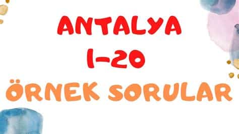 Antalya Matematik Ortaokul Özel Dersi Ile Sınavlarda Başarı Elde Edin