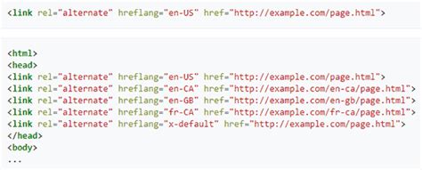 Html Hreflang