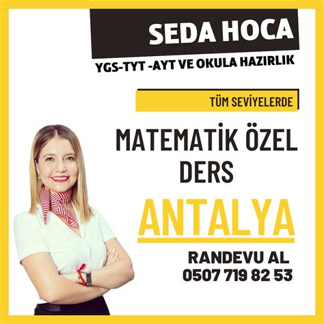 Antalya Matematik Özel Ders