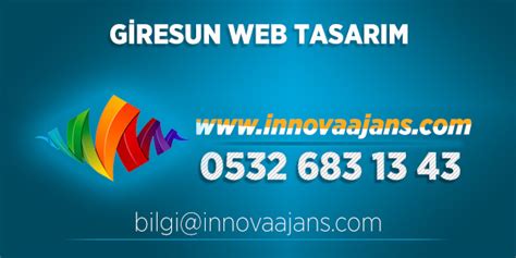 GİRESUN ŞEBİNKARAHİSAR Web Tasarım