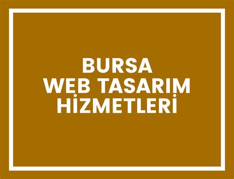 BURSA YILDIRIM Web Tasarım